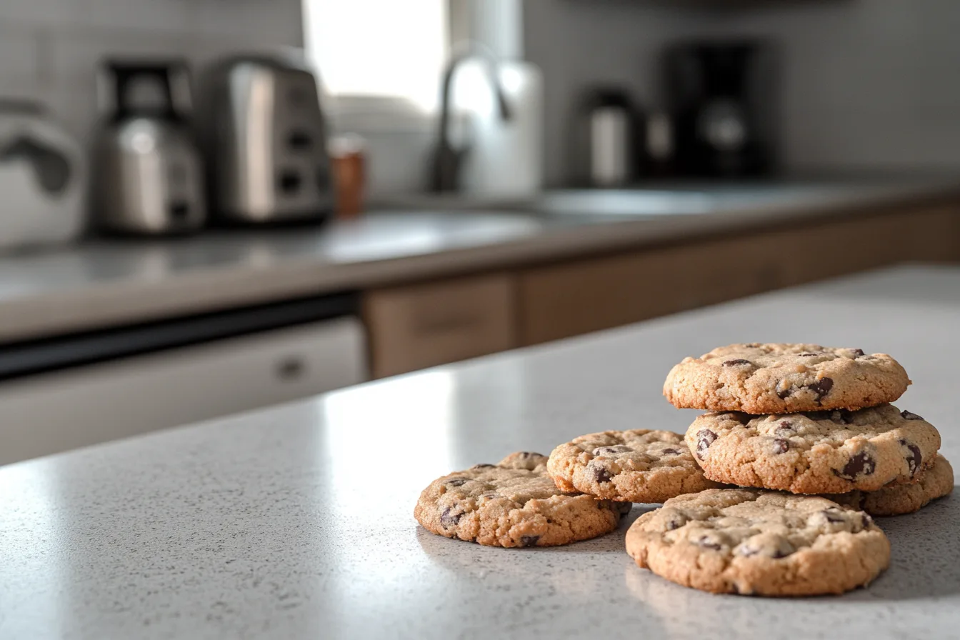 Nutritional facts for Crumbl cookies, showing calories, sugar content, and fat levels for different flavors like chocolate chip and sugar.